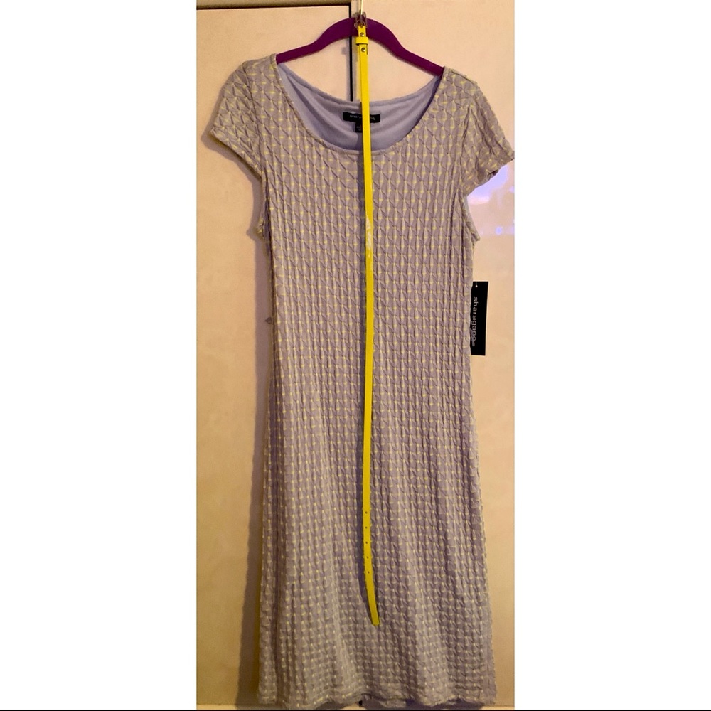 Grey and yellow dress